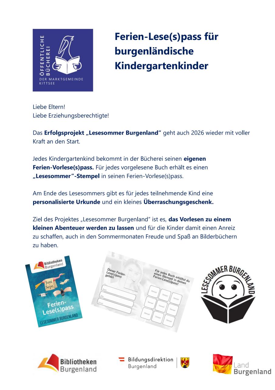 Lesesommer Kindergarten 1